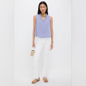 Tuckernuck Pomander Place Striped Veronica Top in Blue Stripe - Size M